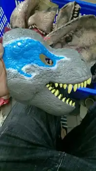 Partidul latex, Masca de Carnaval de Halloween Cadou Velociraptor Masca Dinozaur T-Rex Masca de Animal Costume Cosplay Masca de elemente de Recuzită pentru Copii pentru adulti