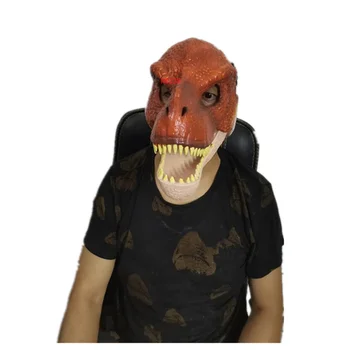 Partidul latex, Masca de Carnaval de Halloween Cadou Velociraptor Masca Dinozaur T-Rex Masca de Animal Costume Cosplay Masca de elemente de Recuzită pentru Copii pentru adulti