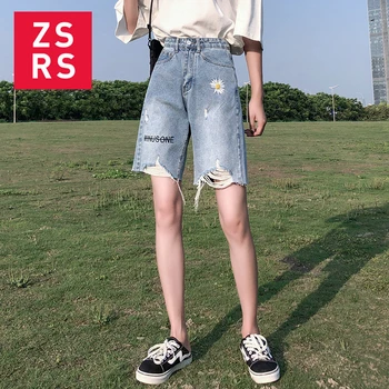Zsrs Noi De Vară 2020 Înaltă Talie Pantaloni Scurți Din Denim Pentru Femei Mini Denim Scurt Feminino Casual Jean Pantaloni Scurți Negri Vintage Plus Dimensiune