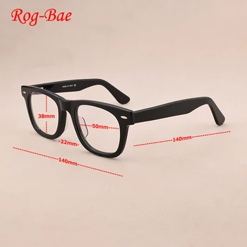 2019 Acetat Optice, ochelari de Brand Cadru Bărbați femei ochelari rama de ochelari decorative Miopie Clar lentile Optice baza de Prescriptie medicala