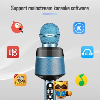 Microfon condensator profesional dj Karaoke microfon pentru PC microfoane de studio pentru telefonul Bluetooth Portabil micro microfoane în aer liber