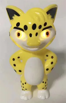 4buc/set rusă Anime Leo & Tig Juguetes PVC Cifrele de Acțiune Tigru, Leopard Frații Model de Păpușă Jucărie Copii cadou