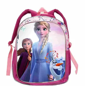 Disney Frozen 2 Caractere rucsac Copii scoala Bagpack Elsa & Anna Printesa Ghiozdan pentru fete elev mochila escolar
