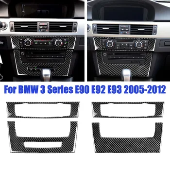 Originale Styling Auto Aer Conditionat CD Panou Acoperă Autocolante Garnitura Pentru BMW E90 E92 E93 Seria 3 Auto Accesorii de Interior
