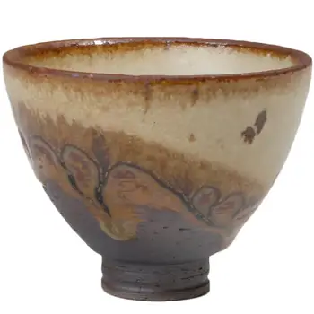 ȘORȚULEȚ 75ML Retro Ceramică Grosieră Cuptor Cești de ceai Japonez Stil Kung Fu Cesti de Ceai Retro Pigmentate Castron de Ceai Drinkware