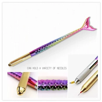 1 buc Permanente Machiaj Accesorii Microblading Pen Profesionale din Aliaj de Aluminiu Lumina Tatuaj Pistol Manual Pen Instrumente pentru Sprancene Buze