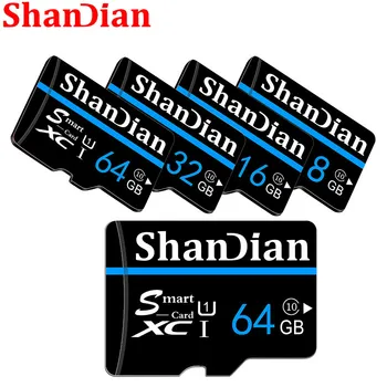 ShanDian card de memorie Micro sd card de 32gb clasa 10 32GB 64GB 16GB 8GB tf card microsd pen drive de memorie flash disk pentru SmartPh