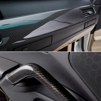 Auto Styling 200mmX1520mm 5D Fibra de Carbon Film de Vinil de înaltă lucios warp Motocicleta Autocolante Auto Accesorii de Automobile rezistent la apa