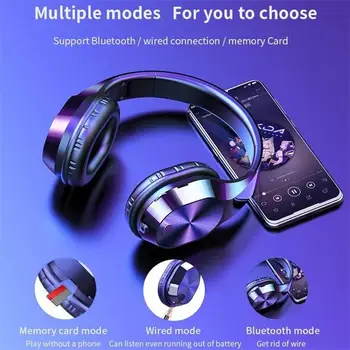 NBX Populare Wireless Bluetooth Bentita Cască 5.0 Bas Profund Stereo de Reducere a Zgomotului Căști de Gaming 1500mAh super de viață a bateriei
