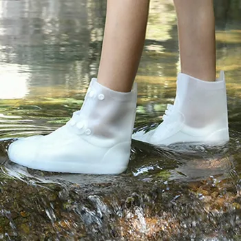 JAPONIA de Calitate Superioara, rezistent la apa Pantof Acoperi Material Silicon Unisex Pantofi de Protecție Cizme de Ploaie pentru Interior în aer liber Zile Ploioase