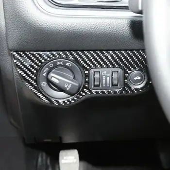 Fibra De Carbon Faruri Comutator De Acoperire Autocolant Tapiterie Pentru Autocolante Auto Dodge Charger/Challenger+ Auto-Styling Accesorii Auto