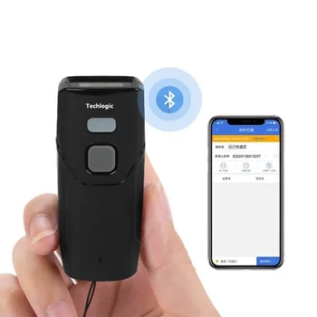 Fără Fir Bluetooth Scanner CCD Cod de Bare Mini Scanner de Buzunar Cititor de coduri de Bare cu Laser Suport Telefon Mobil iPad Portabile Cititor