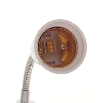 Titularul de lampă Universală 10 cm/30 cm/50 cm E27 Bec Lampa Titularul Alb Flexibil Converter Comutator On/Off Adaptor Priza UE Plug