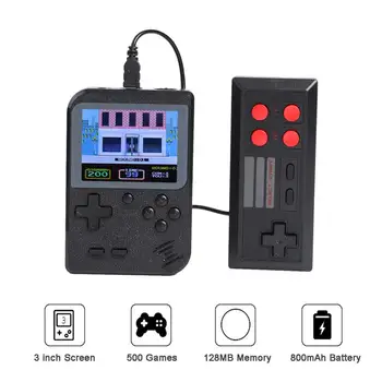 GC26 Portabile de jocuri Video Console Retro Portabil Mini Pocket Joc de Jucător Built-in de 500 de Jocuri Clasice Cadou pentru Copilul Nostalgic Juca