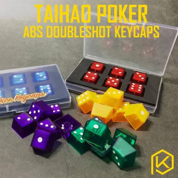 Taihao transparente cubic abs doubleshot taste pentru diy jocuri tastatură mecanică de poker 6 taste tastă de înaltă calitate